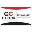Car Sign Small Rectangle Magnet | https://www.bestnamebadges.com