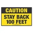 Car Sign Small Rectangle Magnet | https://www.bestnamebadges.com