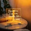 LED Message Drawing Board with Stand | https://www.bestnamebadges.com