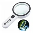 30X LED Illuminated Handheld Magnifier | https://www.bestnamebadges.com