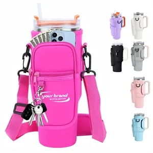 40 oz Crossbody Water Bottle Carrier Bag