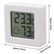 Mini Digital Thermo Hygrometer | https://www.bestnamebadges.com