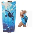 Convertible Beach Towel Backpack | https://www.bestnamebadges.com
