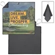 Two-Sided Microfiber Golf Towel w/ Full Color Sublimation | https://www.bestnamebadges.com