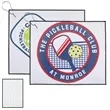 Waffle Weave Golf Towel w/ Full Color Dye Sublimation | https://www.bestnamebadges.com