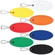 Oval Soft Floater Keychain | https://www.bestnamebadges.com