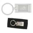 Sterling Silver Plated Rectangle Keyring | https://www.bestnamebadges.com