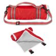 Riverside rPET Roll-Up Blanket With Carrying Handle | https://www.bestnamebadges.com