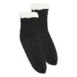 Cozy Cable Knit Slipper Socks | https://www.bestnamebadges.com
