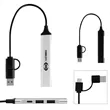 Triple Port Recycled Charging Hub | https://www.bestnamebadges.com