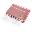 Recycled Beach Blanket With Tassel Fringe | https://www.bestnamebadges.com