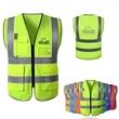 High-Visibility Reflective Safety Vest with Multi Pockets | https://www.bestnamebadges.com