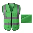 High-Visibility Reflective Safety Vest with Multi Pockets | https://www.bestnamebadges.com