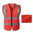 High-Visibility Reflective Safety Vest with Multi Pockets | https://www.bestnamebadges.com