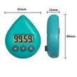 Cute Waterproof sucking disc Non-Ticking Battery Timer | https://www.bestnamebadges.com