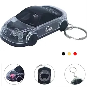 Car Multifunctional LED Light Bottle Opener Keychain
