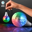 LED Disco Ball Necklace | https://www.bestnamebadges.com