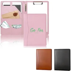 Leather Clipboard Folder Briefcase Loose-Leaf Binder