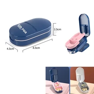 Mini Pill Cutter with Hidden Storage