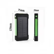 10,000mAh Solar Power Bank with Flashlight | https://www.bestnamebadges.com