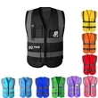 Working Safety Vest with Reflective Strips | https://www.bestnamebadges.com