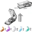 Pill Cutter Includes Keychain Holder | https://www.bestnamebadges.com