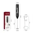 Powerful Milk Frother Wand | https://www.bestnamebadges.com