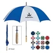 60" Arc Golf Umbrella | https://www.bestnamebadges.com