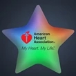 Light Up Aurora Star Color Changing LED Pin | https://www.bestnamebadges.com