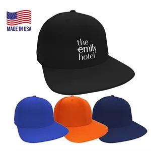 True American Made 6-Panel Poly-Cotton Flex Mesh Cap | https://www.bestnamebadges.com