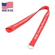 USA Made Polyester Lanyard 3/4" (20mm) w/ Keyring | https://www.bestnamebadges.com