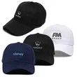 Promo Poly-Cotton 6 Panel Velcro Strap Baseball Cap | https://www.bestnamebadges.com