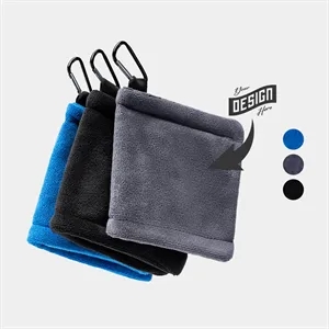 TiTUS® Microfiber Golf Ball Towel with Carabiner Clip | https://www.bestnamebadges.com