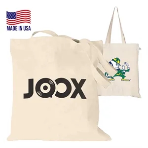100% USA-Made 7 oz. Cotton Canvas Tote | https://www.bestnamebadges.com