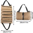 Multifunctional Hardware Oxford Collapsible Tool Roll Bag | https://www.bestnamebadges.com