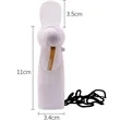 Mini LED Flashing Handheld Fan with Changeable Word | https://www.bestnamebadges.com