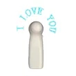 Mini LED Flashing Handheld Fan with Changeable Word | https://www.bestnamebadges.com