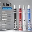 Pen Screwdriver Multitool Handy Tool 8 in 1 Magnetic | https://www.bestnamebadges.com
