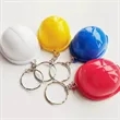 Mini Construction Helmet Keychain Plastic Hat Bottle Opener | https://www.bestnamebadges.com