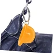 Mini Construction Helmet Keychain Plastic Hat Bottle Opener | https://www.bestnamebadges.com