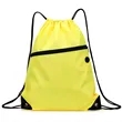 Drawstring Backpacks With Front Pocket and Earphone Hole | https://www.bestnamebadges.com