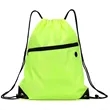 Drawstring Backpacks With Front Pocket and Earphone Hole | https://www.bestnamebadges.com