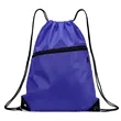Drawstring Backpacks With Front Pocket and Earphone Hole | https://www.bestnamebadges.com