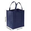 Reusable Non-woven Grocery Tote Bags with Plastic Insert | https://www.bestnamebadges.com