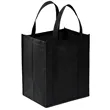Reusable Non-woven Grocery Tote Bags with Plastic Insert | https://www.bestnamebadges.com
