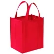 Reusable Non-woven Grocery Tote Bags with Plastic Insert | https://www.bestnamebadges.com