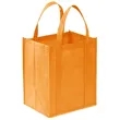 Reusable Non-woven Grocery Tote Bags with Plastic Insert | https://www.bestnamebadges.com
