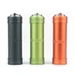 Portable Small Aluminum Alloy Pill Box Case with Keychain | https://www.bestnamebadges.com