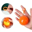 Disposable Emergency Rain Ponchos in Keychain Balls | https://www.bestnamebadges.com