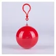 Disposable Emergency Rain Ponchos in Keychain Balls | https://www.bestnamebadges.com